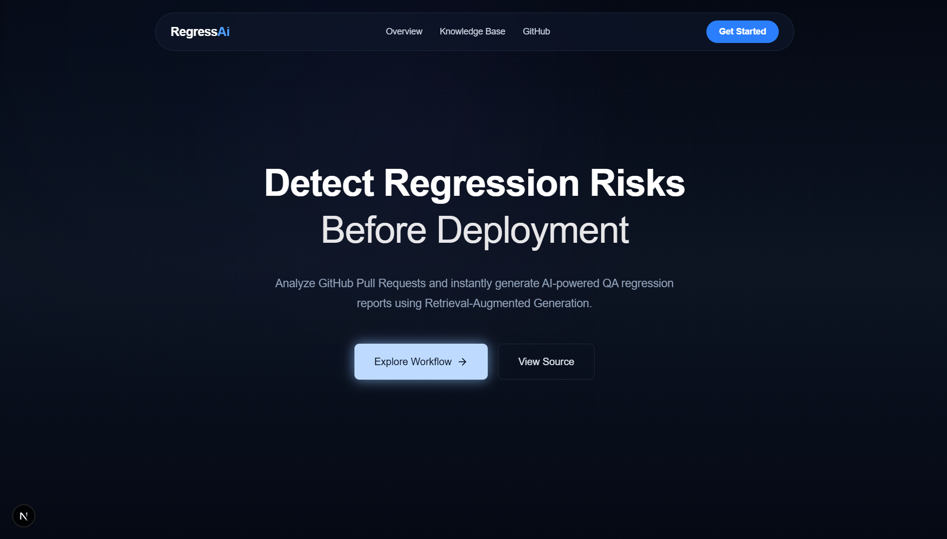 RegressAI application screenshot 1 of 8